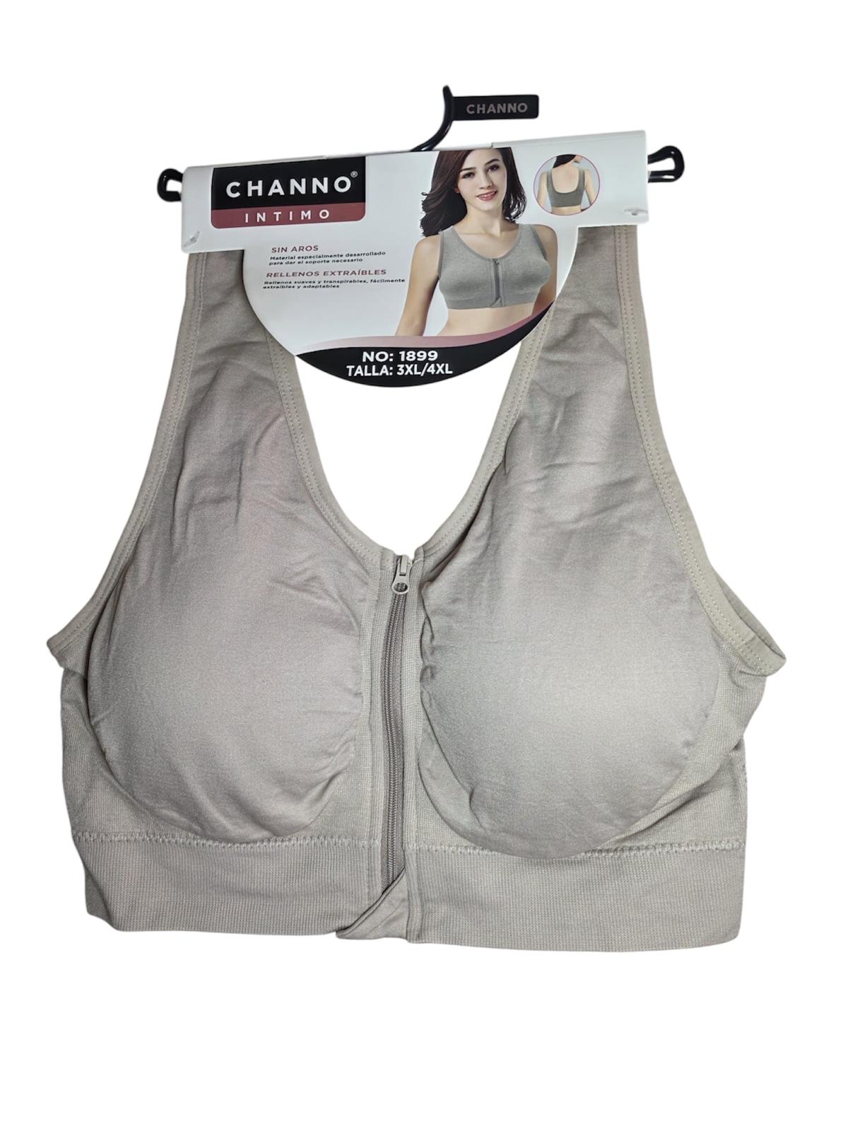 Sujetador Deportivo con Cremallera