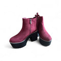 Botines Burdeos Plataforma
