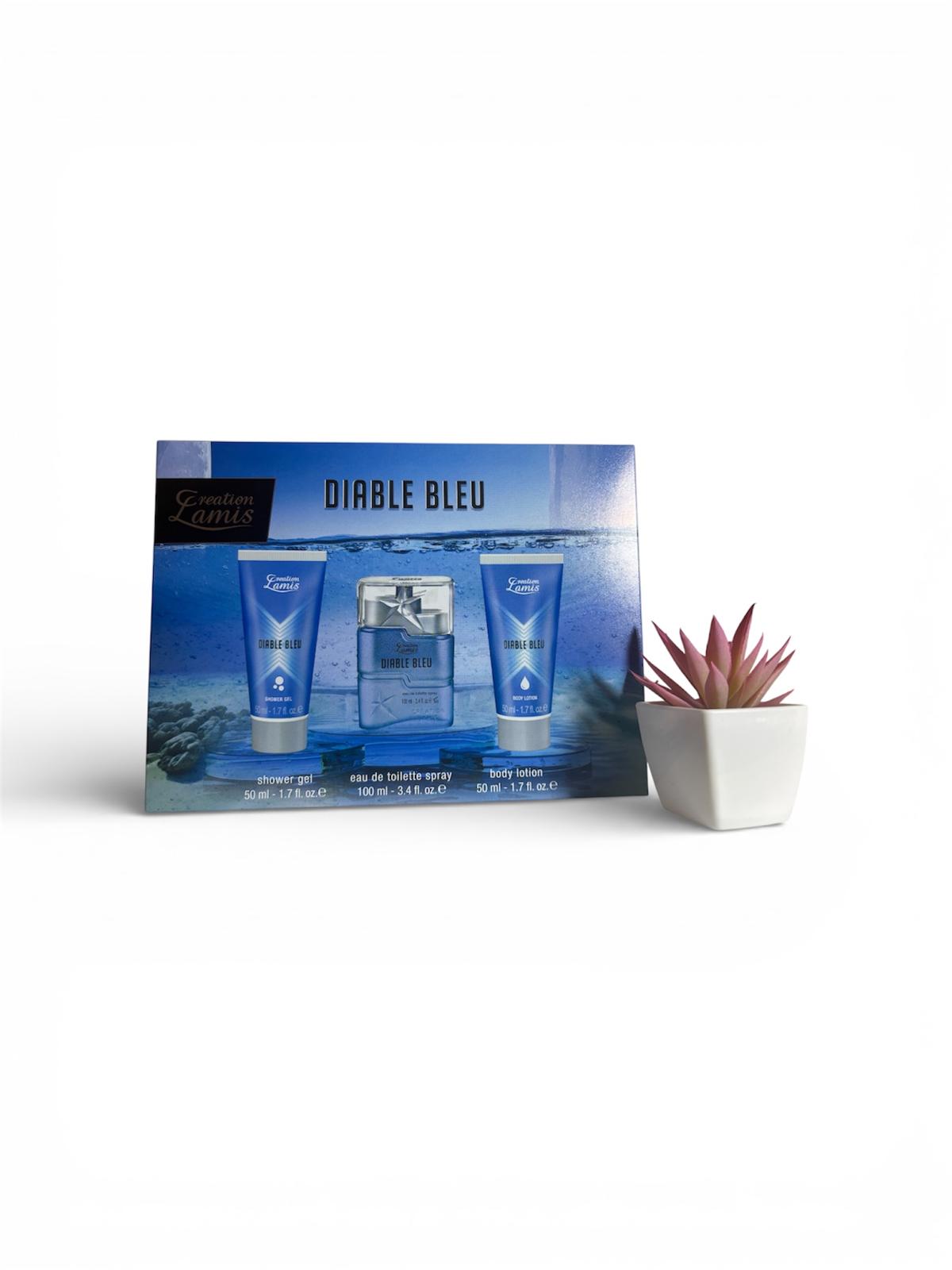 Set Diable Bleu Creation Lamis - Eau de Toilette 100ml + Gel + Loción
