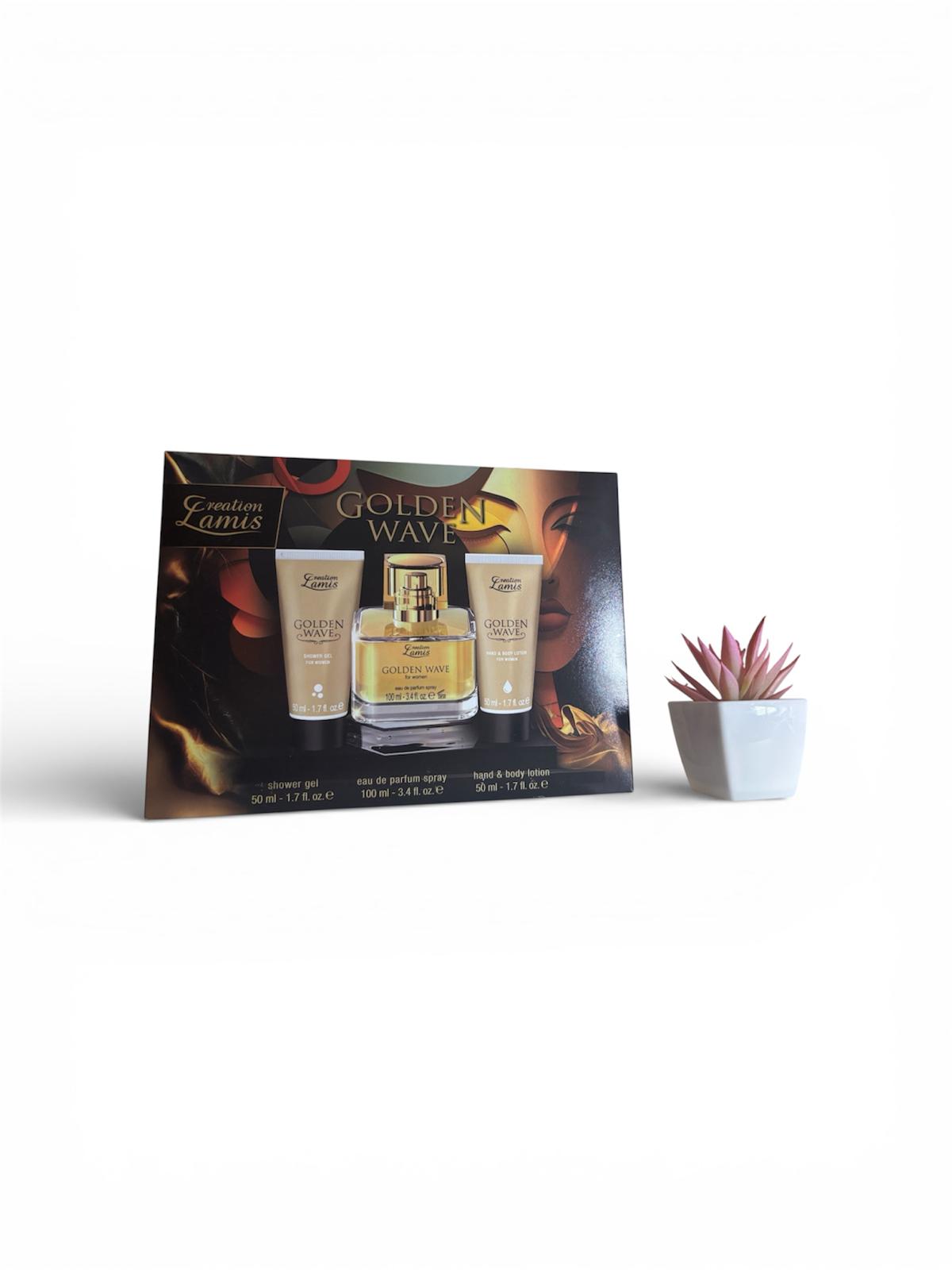 Set Golden Wave Creation Lamis - 3 Piezas Mujer