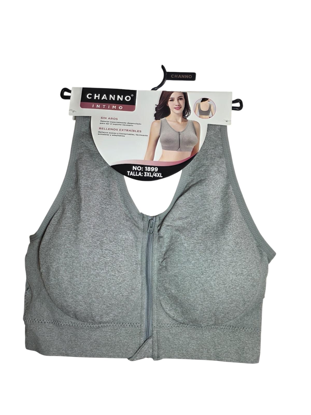 Sujetador Deportivo con Cremallera