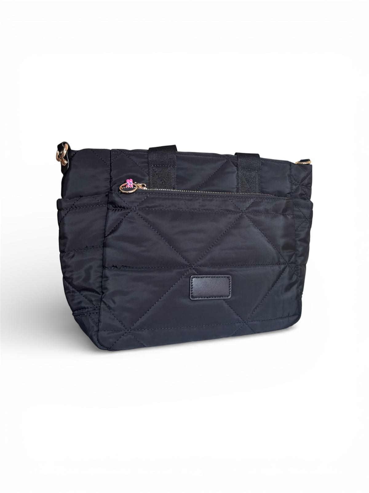 Bolso acolchado negro