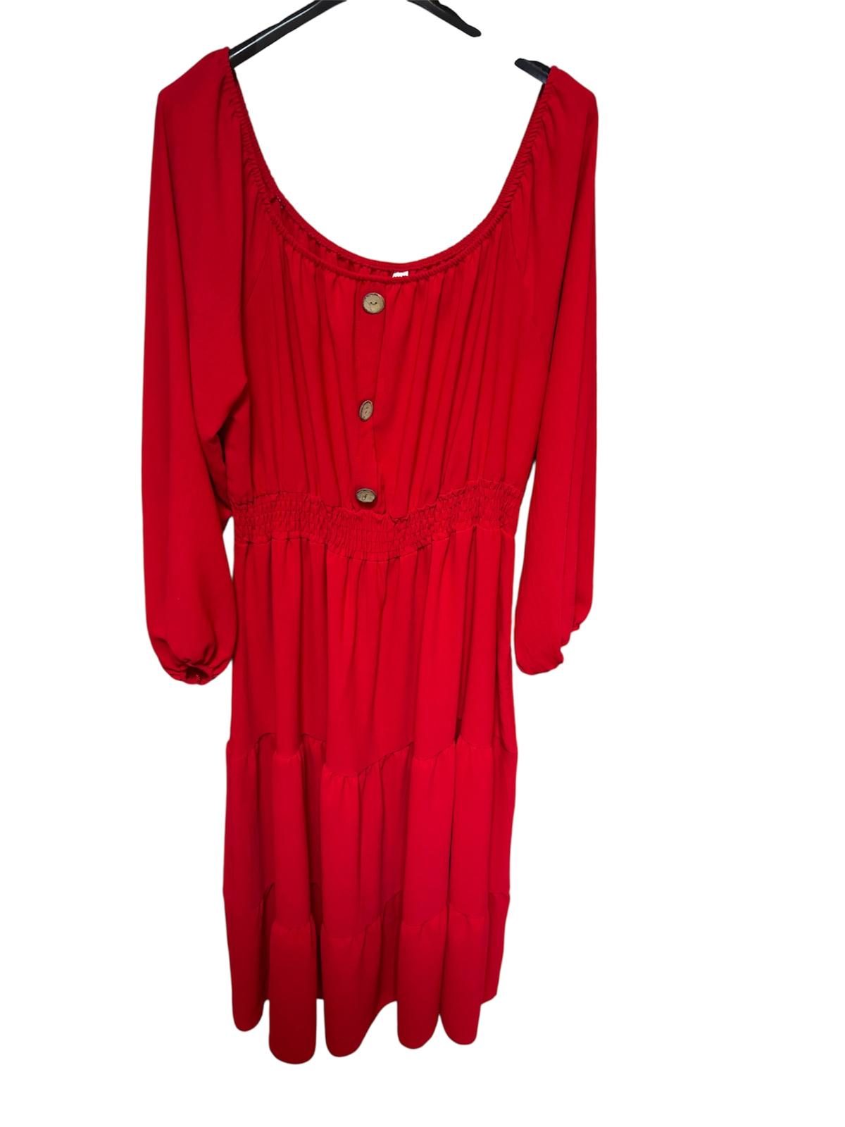 Vestido Talla Grande Versátil - Manga Ajustable