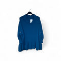 Blusa Azul Talla Grande