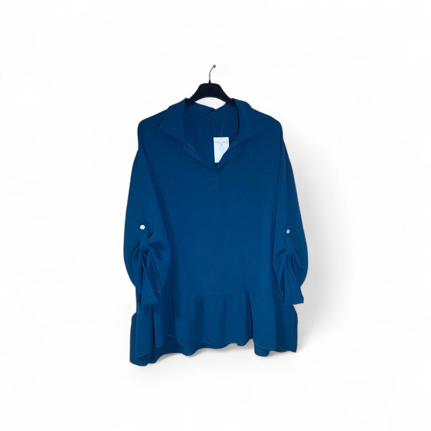 Blusa Azul Talla Grande