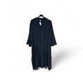 Vestido Camisero Negro - Talla Grande