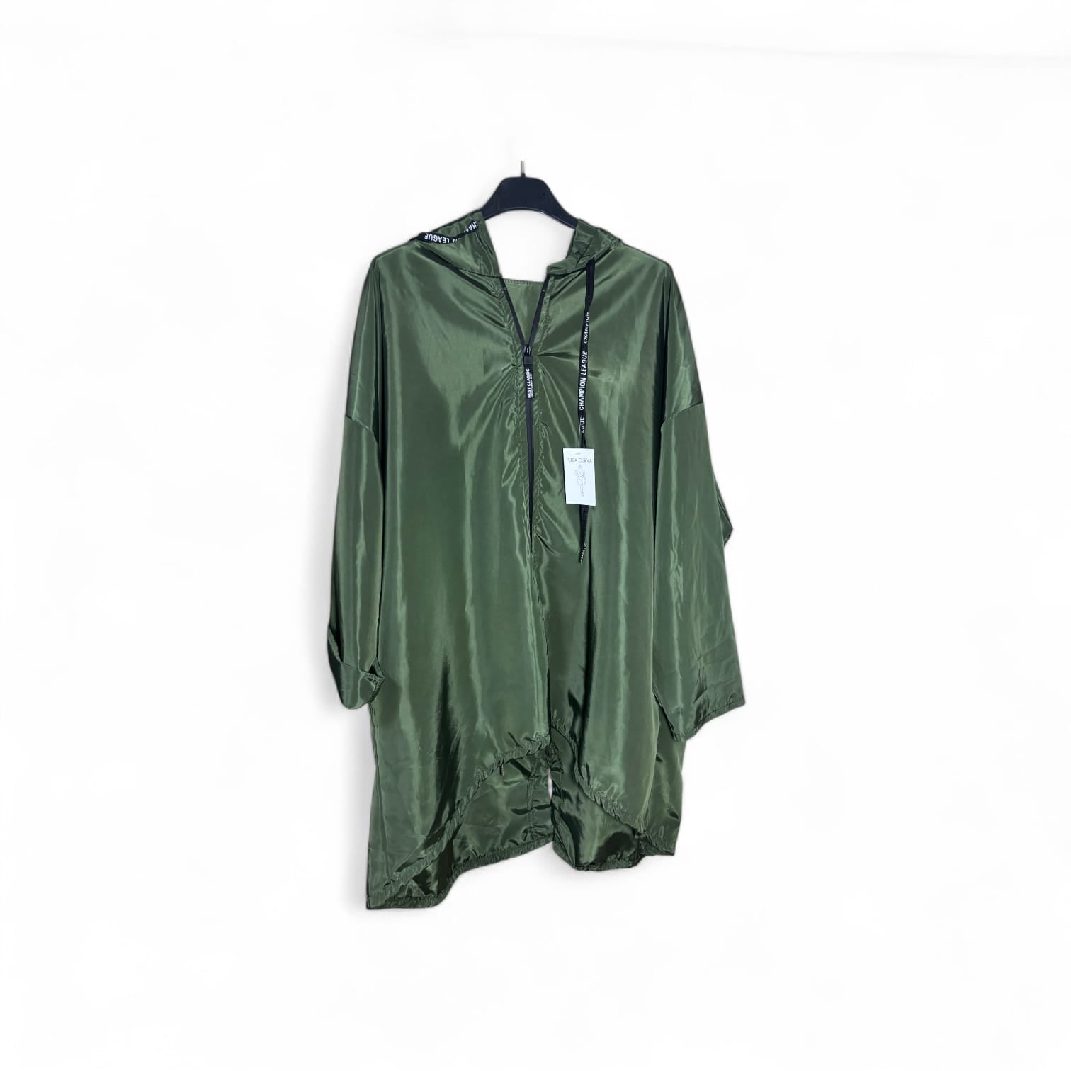 Chubasquero con Capucha Talla Grande