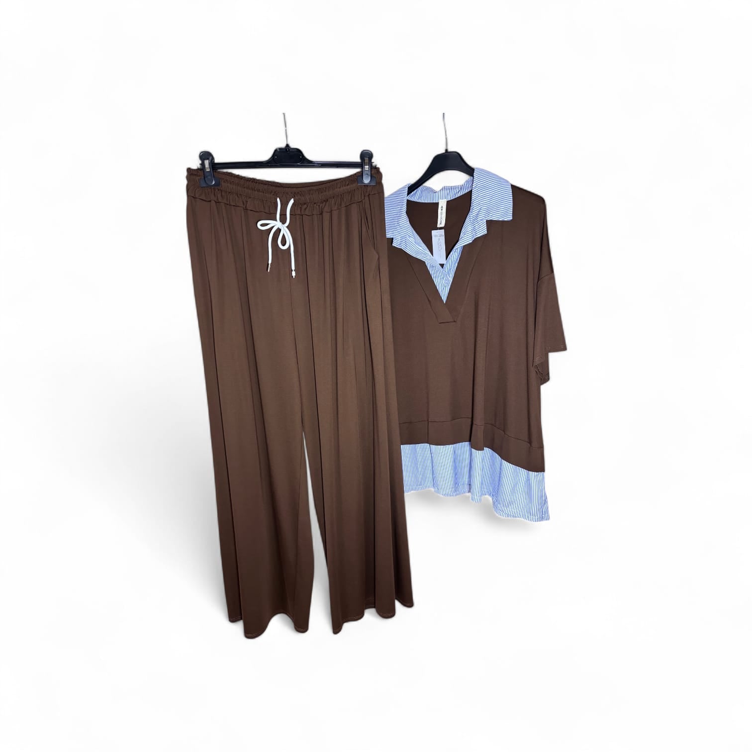 Conjunto Blusa Rayas - Talla Grande