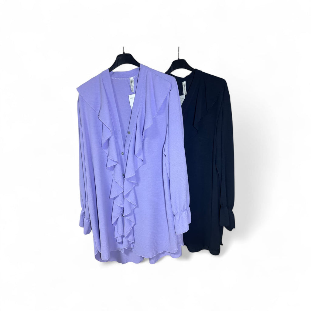 Blusa con Volantes Talla Grande