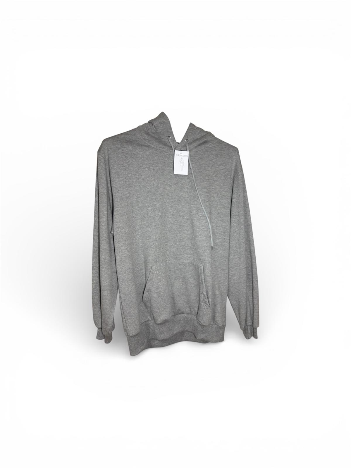 Sudadera con Capucha Gris XL