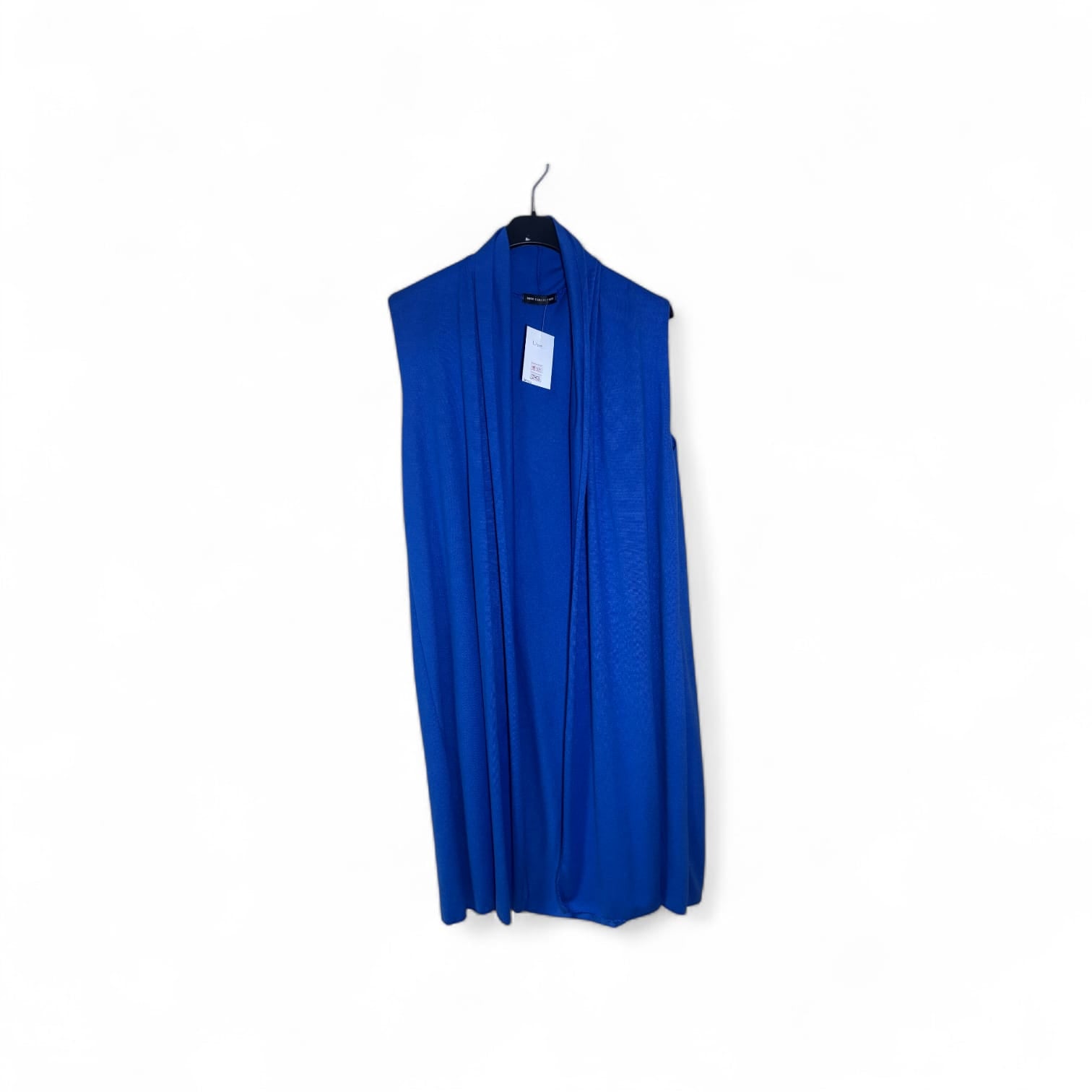 Chaleco Azul Sin Mangas Talla Grande