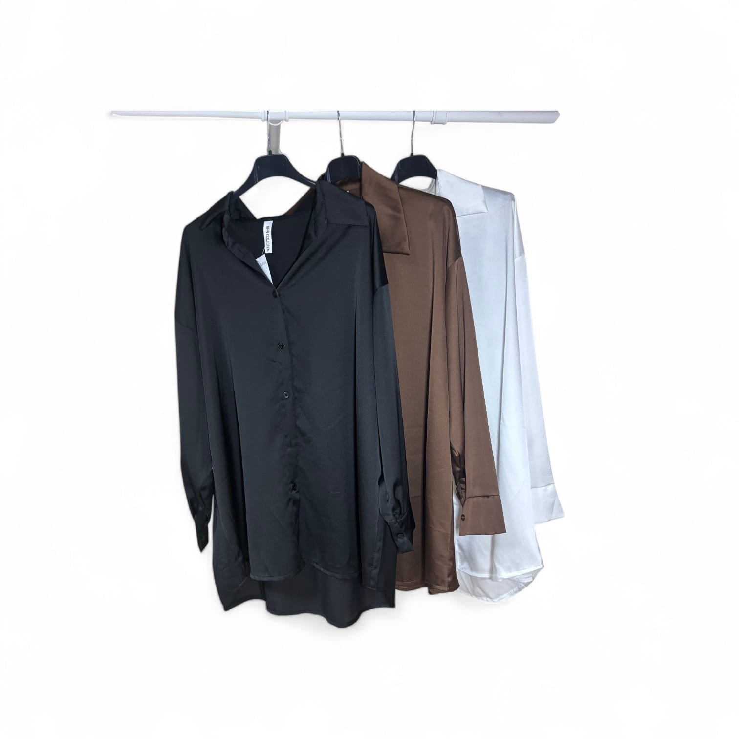 Blusa de Satén Talla Grande