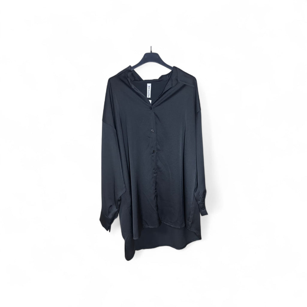 Blusa de Satén Talla Grande