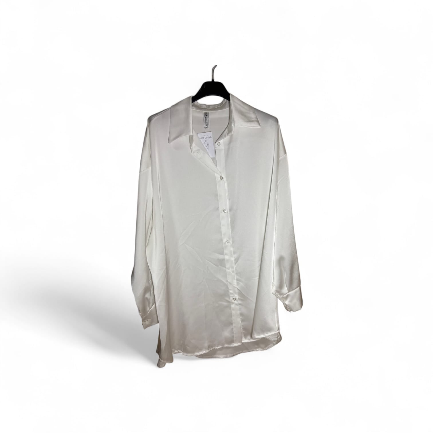 Blusa de Satén Talla Grande