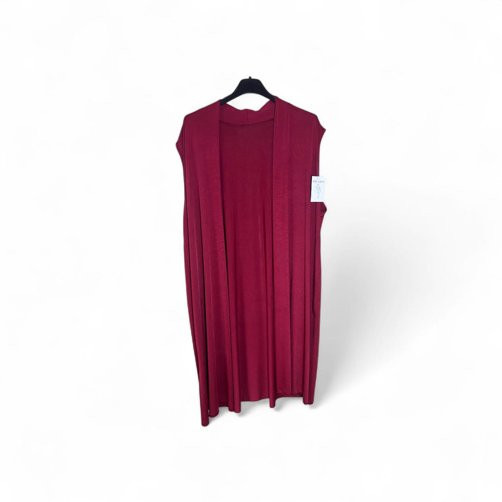 Cardigan Largo Talla Grande