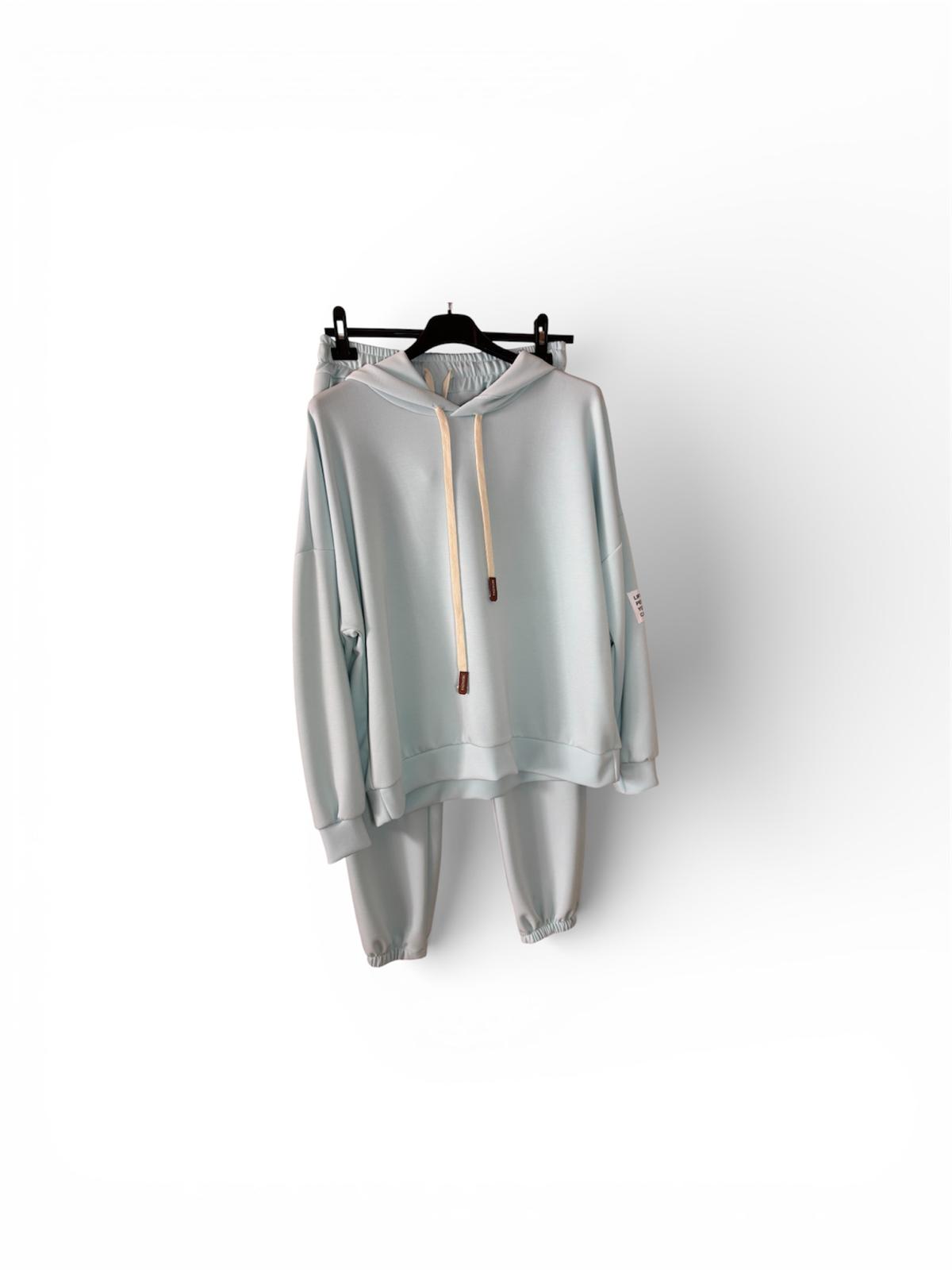 Conjunto Deportivo Verde Menta - Sudadera y Pantalón