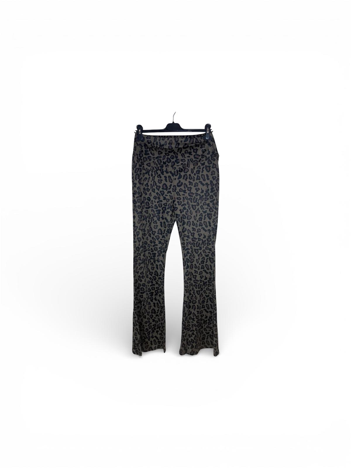 Pantalón Campana Estampado Leopardo