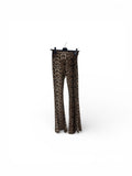 Pantalón Campana Leopardo Marrón