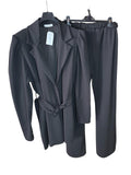 Traje Chaqueta Talla Grande - Conjunto Negro