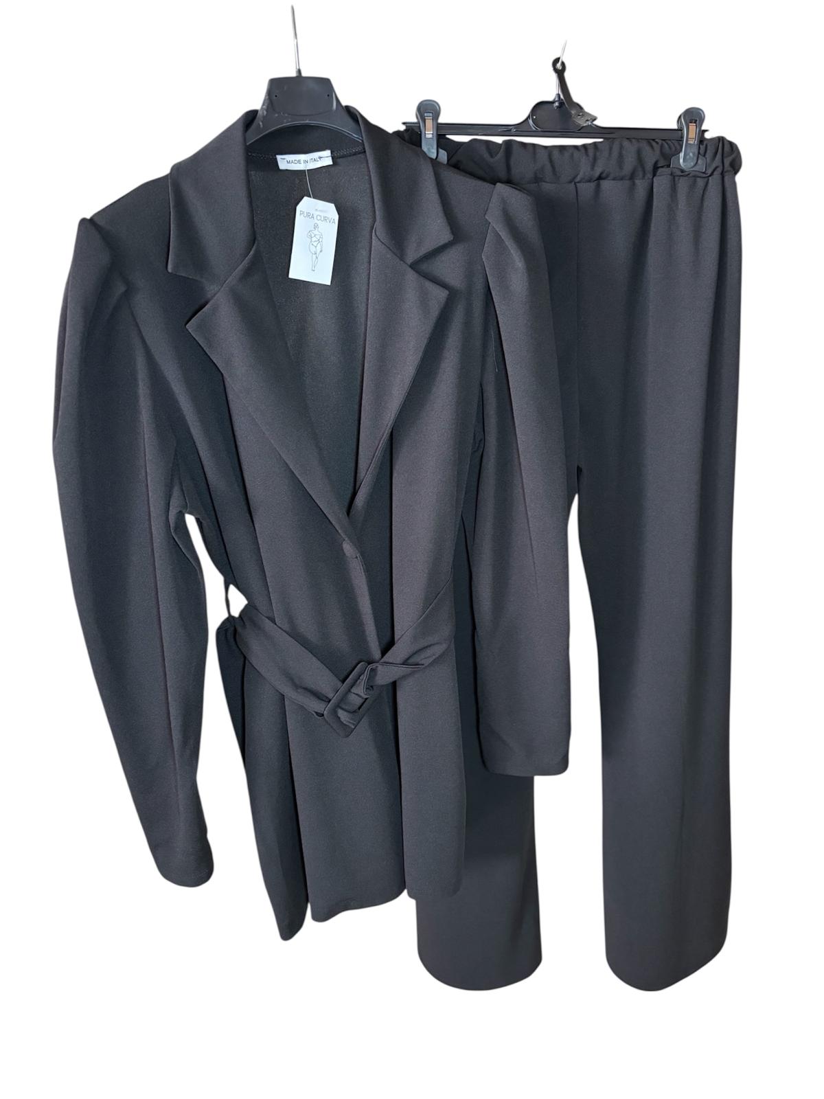 Traje Chaqueta Talla Grande - Conjunto Negro